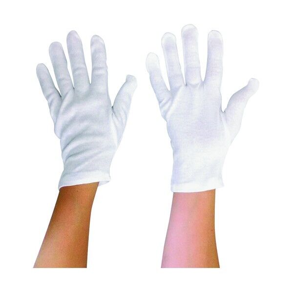 白綿スムス手袋 マチなし Mサイズ 235 x 90 x 55 mm 5008-M 1個