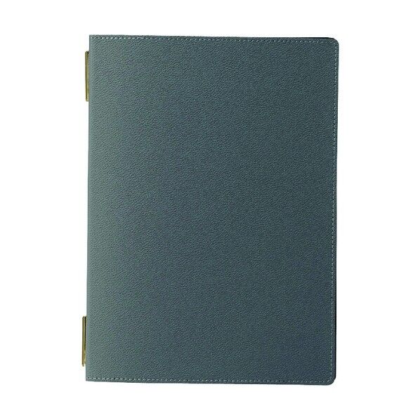 レザータッチ メニューブック GB-141 グレー PEI5503 1個