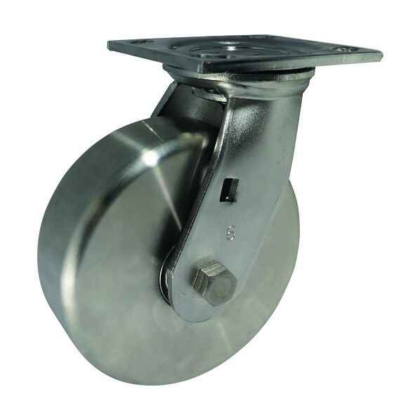 重荷重用ステンレス製自在車ステンレス車輪付 8.2kg ASL-SJM150