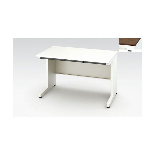 平デスク (浅型引出し付) XEHH127F-S-WWN 1点