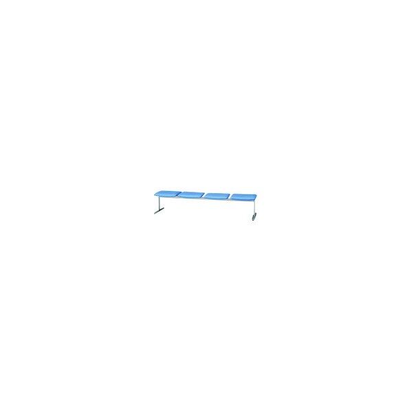 ※法人専用品※プラス 17926)LS-270ロビーチェア4人用背なし LS-2740N LB 1点