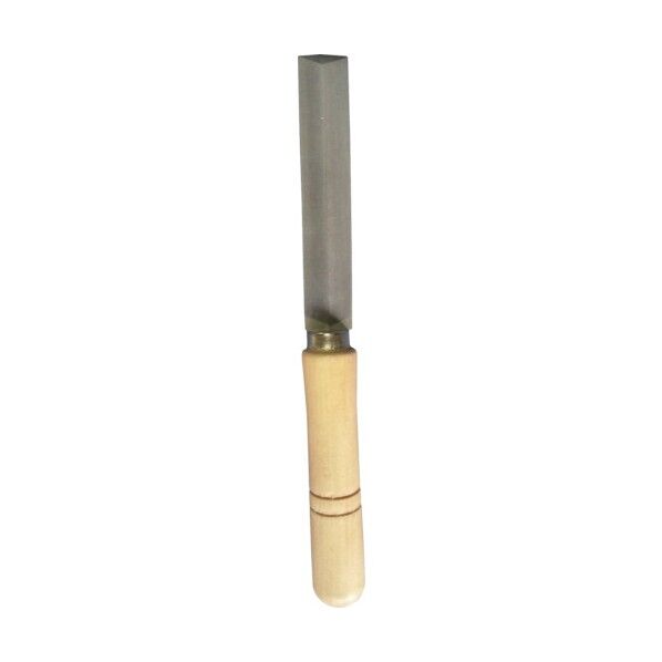 両刃ヤスリ木柄付菱型並目