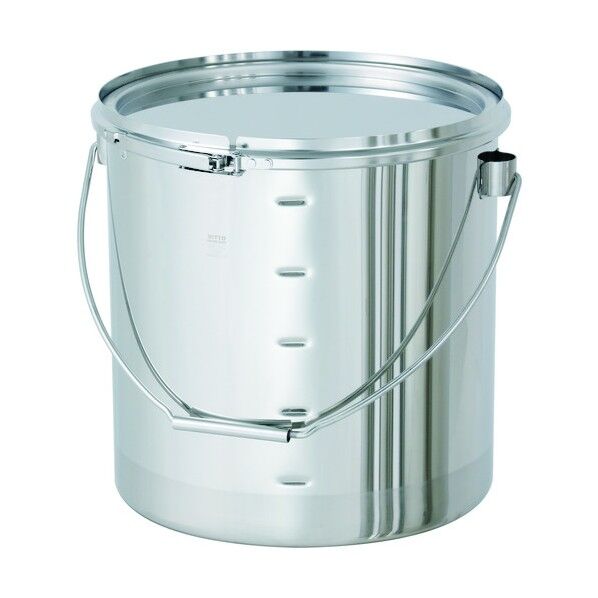 日東 吊り下げ式ステンレス密閉容器 目盛付(バンド式/FKM) 15L CTLB-M-27/PFL 1個