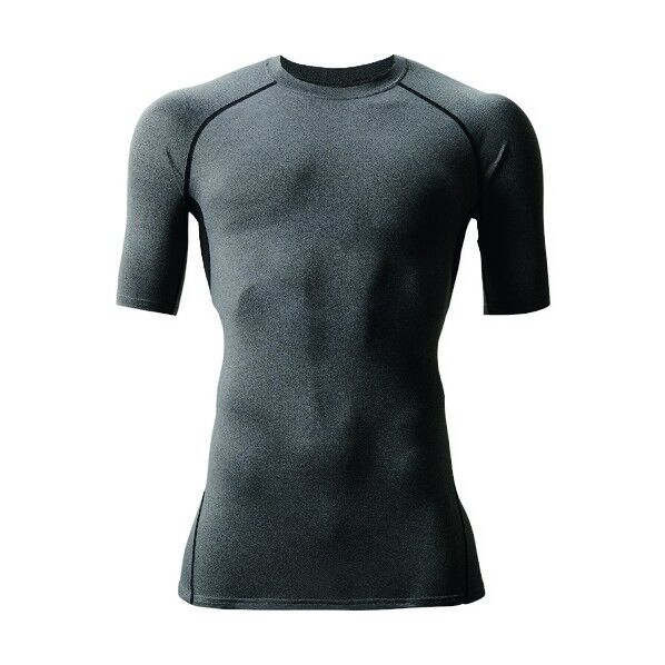 半袖クールフィッテッド 4042-56-S ミドルグレー 4042-56-S 1点