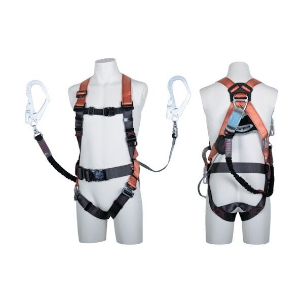 コアハーネス (ワン・ハンド巻取式+伸縮性ランヤードタイプ)