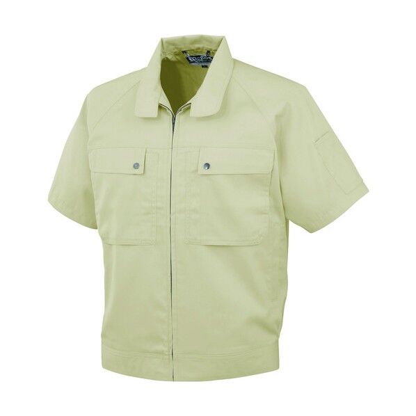 半袖ブルゾンP-6690 2PベージュL