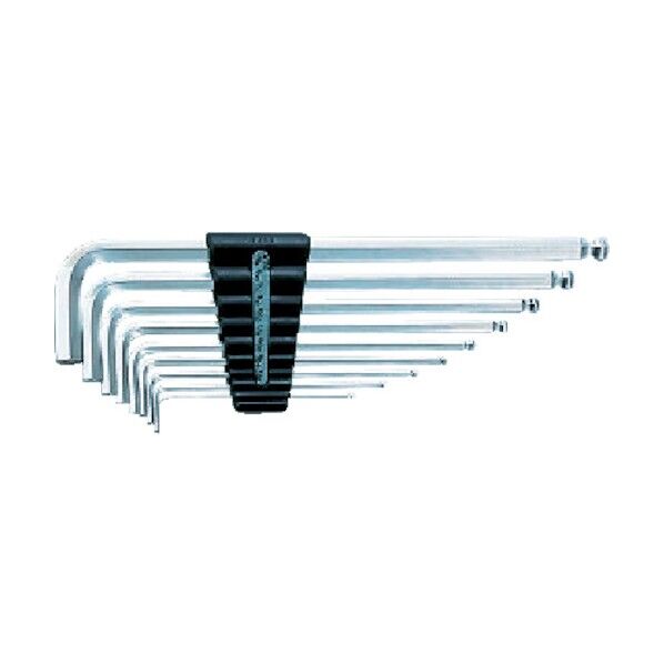 ハイグレードボールポイントL形ロング六角棒レンチセット(9本組)