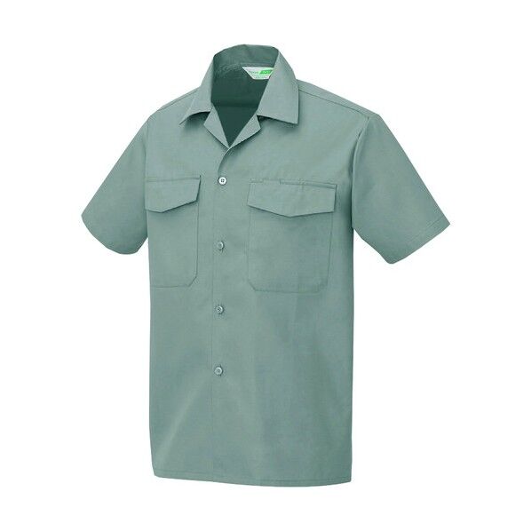 7650半袖シャツ(男女兼用) 004グレー 5L 561 1