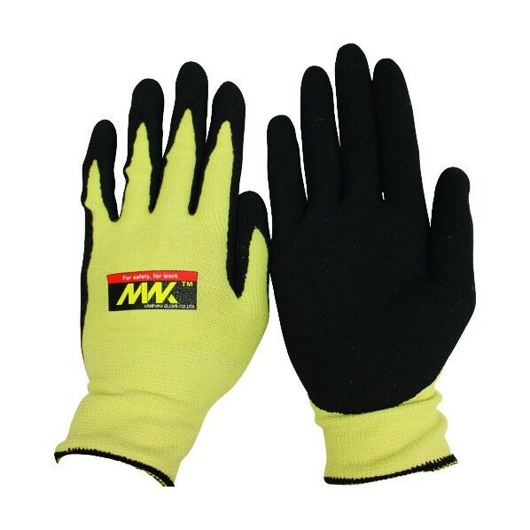 耐切創手袋 13G 天然ゴム背抜き 薄手タイプ