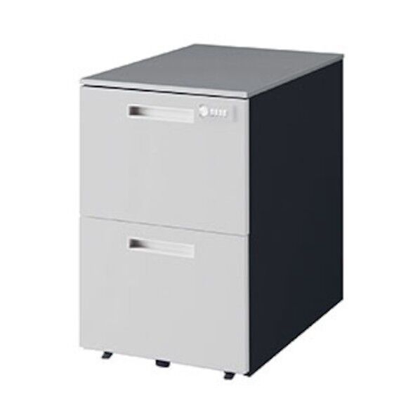 ワゴン(2段・ダイヤル錠) TRH046YCD-SVD 1点