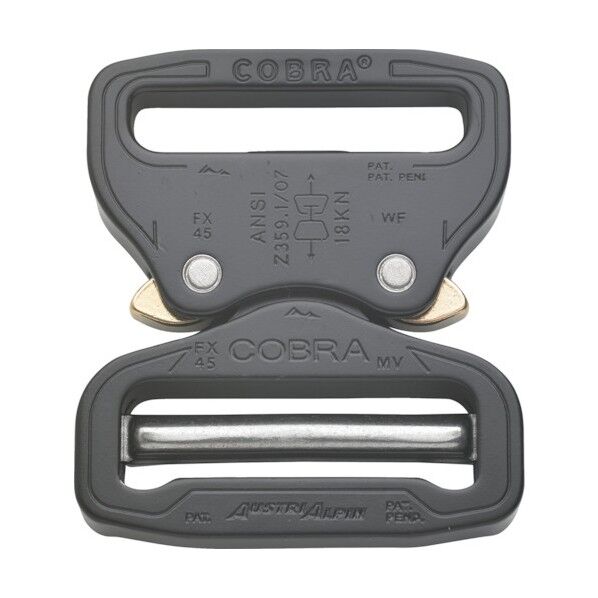 COBRA ANSI バックル 45MM マットブラック FX45MVFB-ELOX 1点