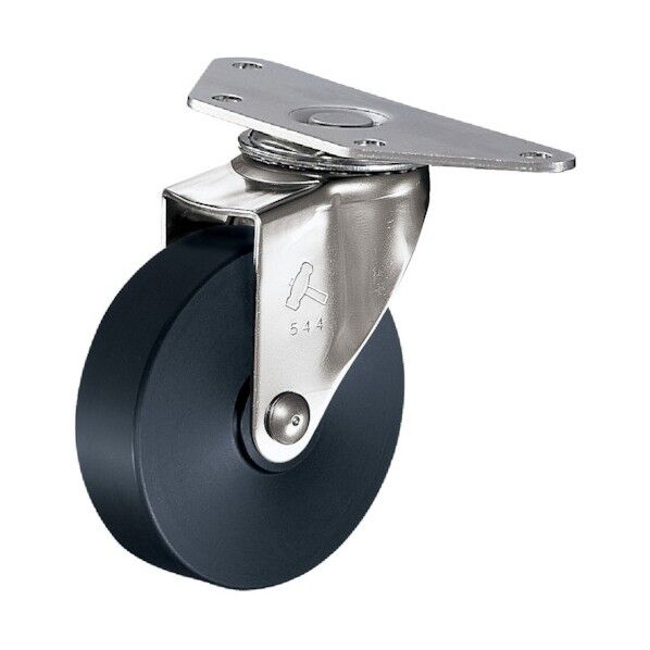 ステンレスコーナー自在ＭＣナイロン車７５ｍｍ 220E-MC75 H0800 1