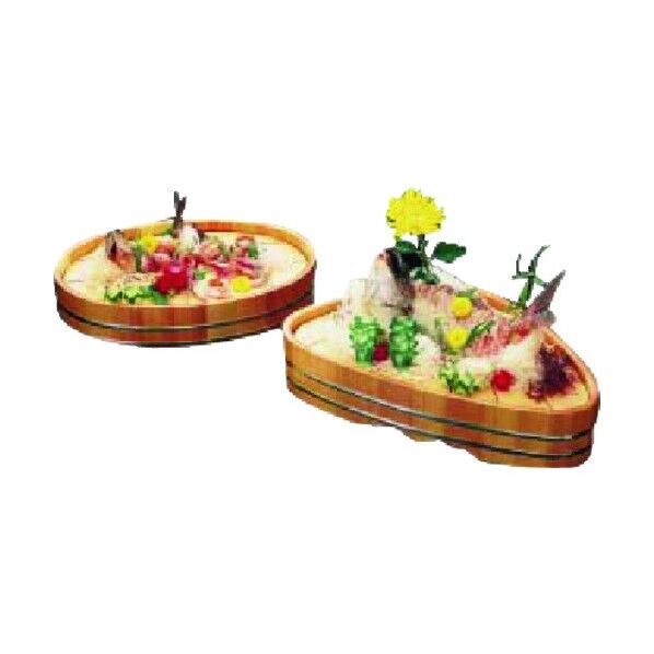 雅ウルシ工芸 サワラ 小判 盛込桶 1号 QML04001 1個