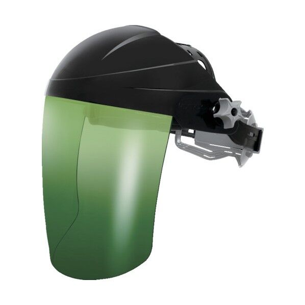 直かぶり型防災面(赤外線保護) ジョグダイヤル調節機能