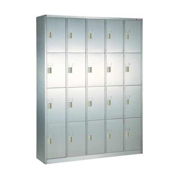 ステンレスシューズロッカー 長靴用(扉付)