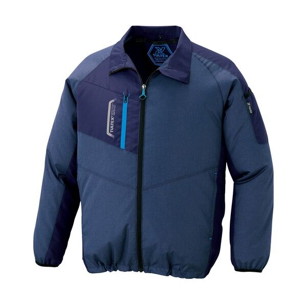 空調服用ジャケット(空調服TM) 杢ネイビー LL AZ50199-108-LL 1点