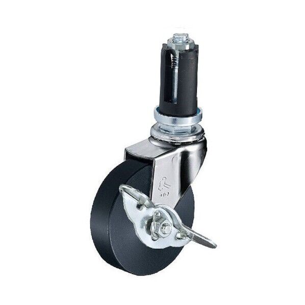 EUシリーズ自在SP付MCナイロン車75mm 平戸車 4153EUMC75 1個