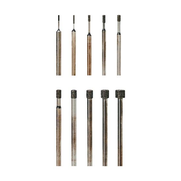 電着ダイヤモンドバー・CBNバーセット 15311 10本