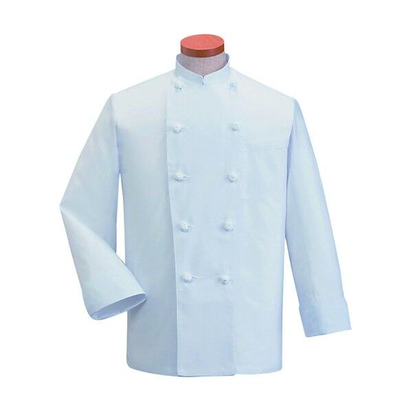 サマーコックコート・長袖KD-418 3L (ホワイト) SKT5205 1個