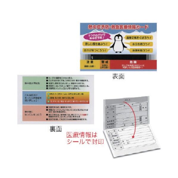 熱中症予防緊急医療情報カード