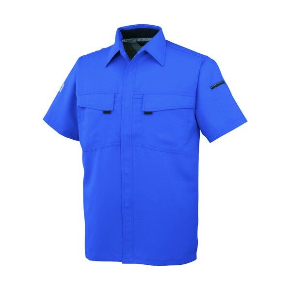 半袖シャツA-3367 6 ブルー 5L A-3367-6-5L 1点