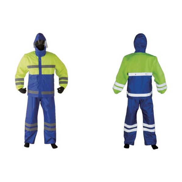 高視認レインスーツ