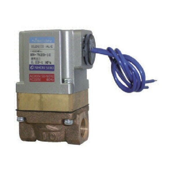 日本精器 2方向電磁弁 15A AC200V 7Kシリーズ通電閉 BN-7K230-15-E-200 1個