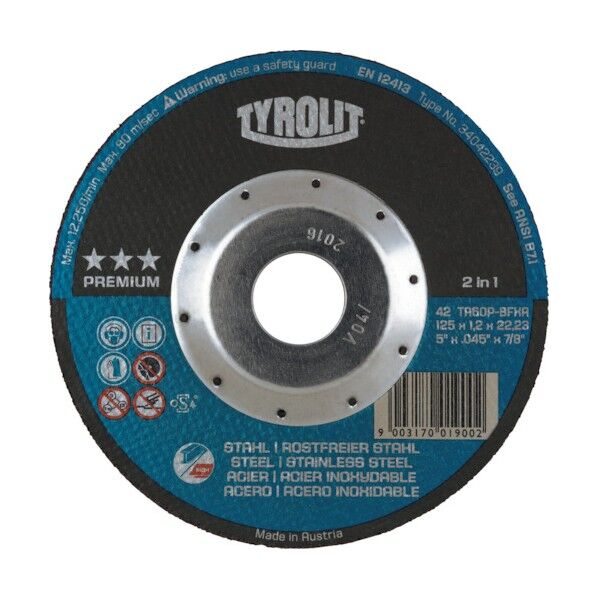 切断砥石 ディープカット 125X1.2X22.23mm