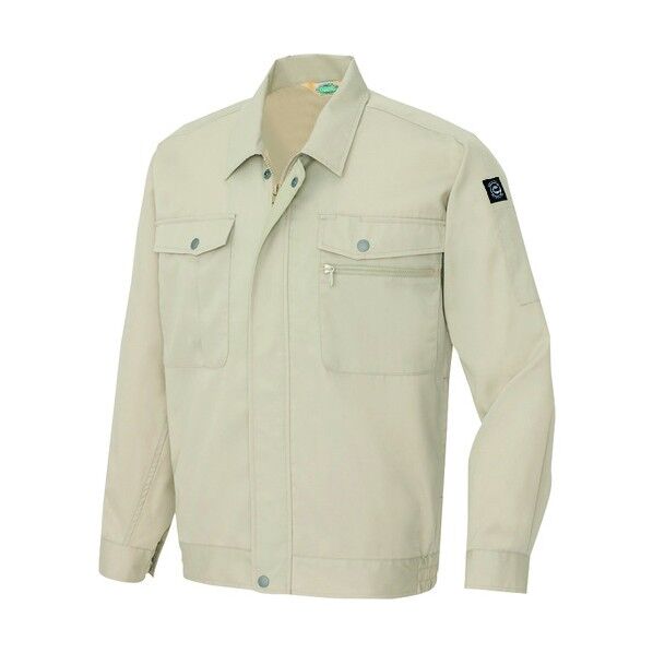 長袖サマーブルゾン(男女兼用) 102ベージュ LL 5370 1