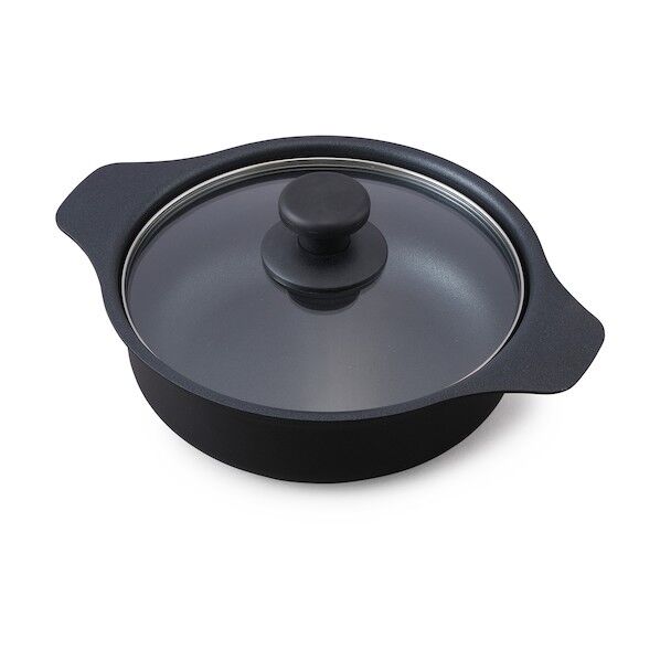 鍋 IH対応鍋 20cm ブラック IHKPーP20-B 1点