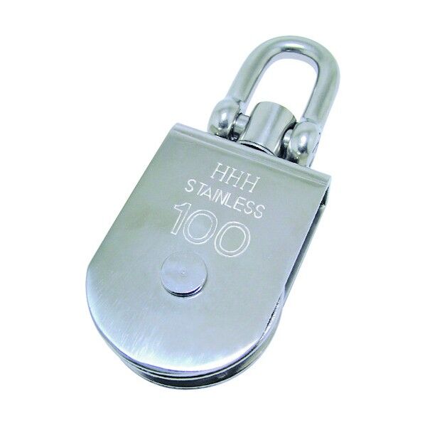 ステンレスサンマブロック シャックル型 100mm MBS100 1点