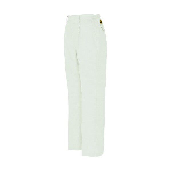 レディースシャーリングパンツ（1タック） 001ホワイト 3L 6413 1