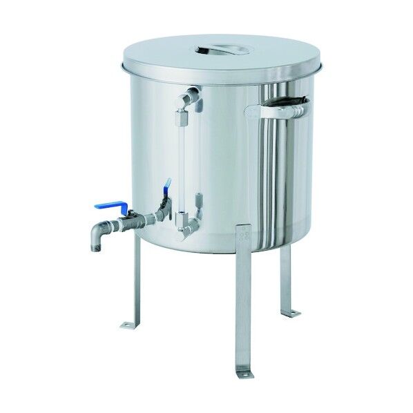 レベル計・バルブ付汎用容器 脚付 25L STV-LV-FL-33 1点