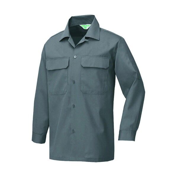 長袖シャツ(男女兼用)(薄地) 004グレー SS 530 1