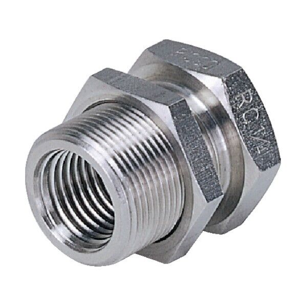 SUS316締付継手 隔壁ソケット