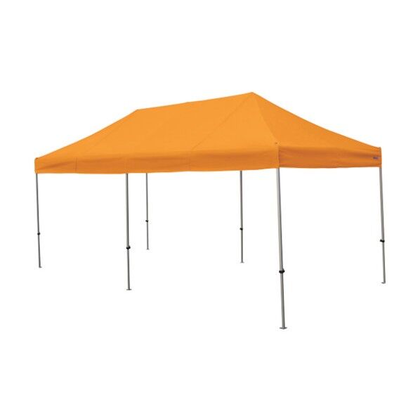 かんたんてんと 3.0m×6.0mスチール&アルミ複合フレーム オレンジ KA/8W-OR 1点