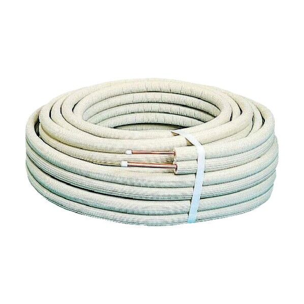 未来工業 エアコンチューブ(冷・暖兼用のエアコン配管用被覆銅管) アイボリー BWG-2023 1...
