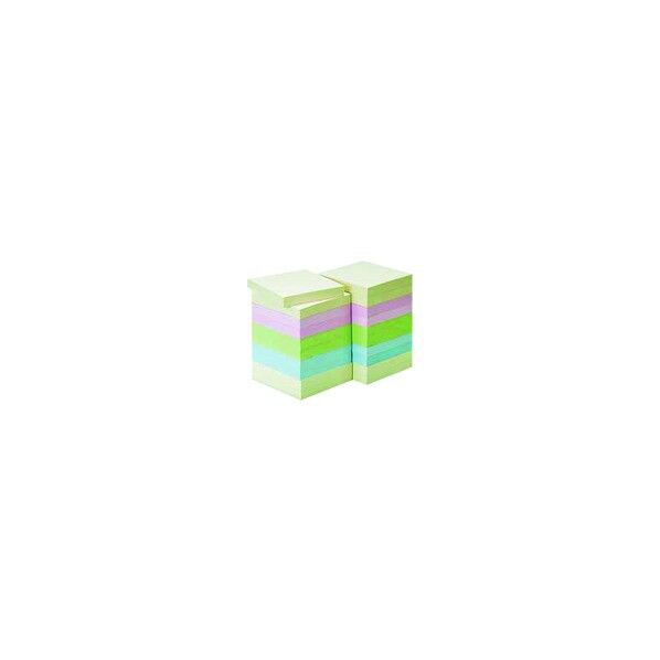 プラス 861284ふせん75×75mm混色百枚 P512JM20 P512J-M-20 20冊