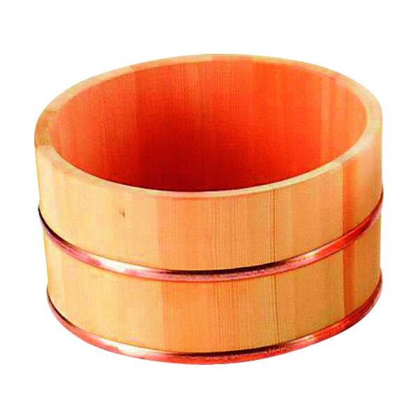 サワラ 湯桶(銅タガ) ZYO02 1個