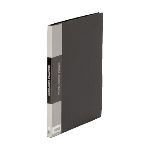 キングジム クリアーファイルカラーベース(S型) 黒 122CBLACK 1個