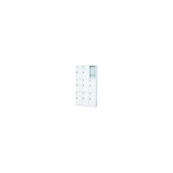 プラス 617211)多人数用ロッカー KL-H33 W4 1点