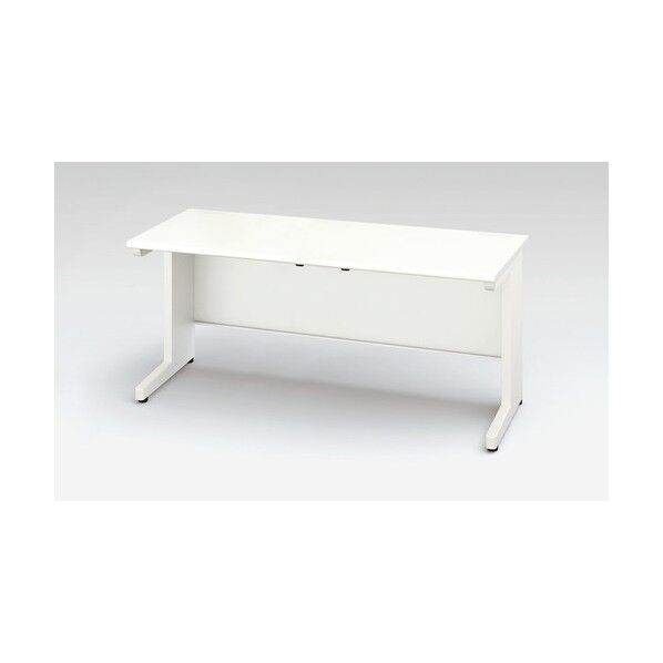 平デスク(引出し無し) XEDH167FDN-WH 1点