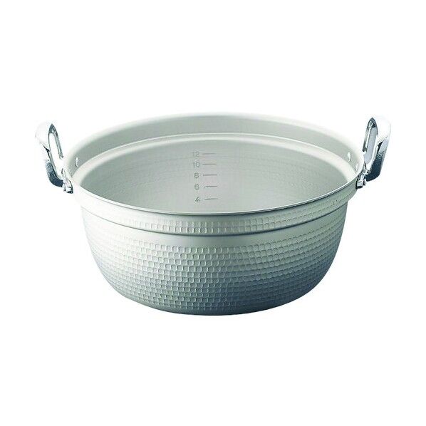 ホクア マイスター アルミ極厚円付鍋 (目盛付)33cm AEV03033 1点