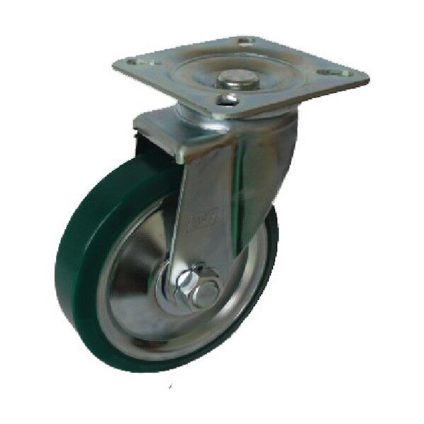 プレス製自在金具付ウレタン車