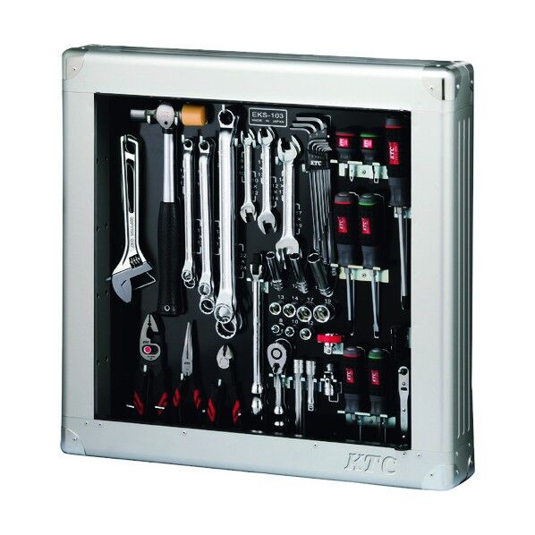 56点工具セット(薄型収納メタルケース壁掛けセット) SK35620SS 1セット