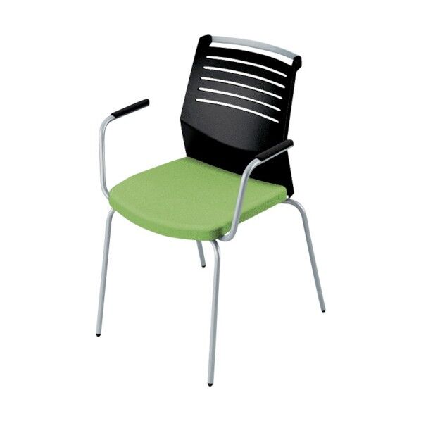 会議用チェアー 色:グリーン E291-GR 1点