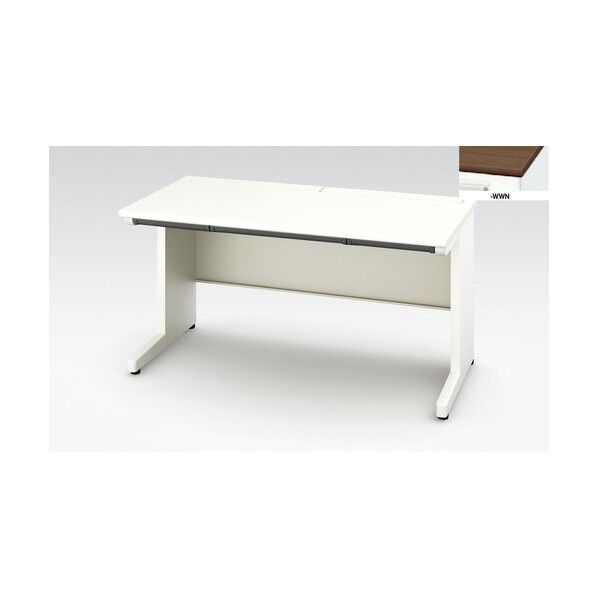 平デスク (浅型引出し付) XEHH147F-S-WWN 1点