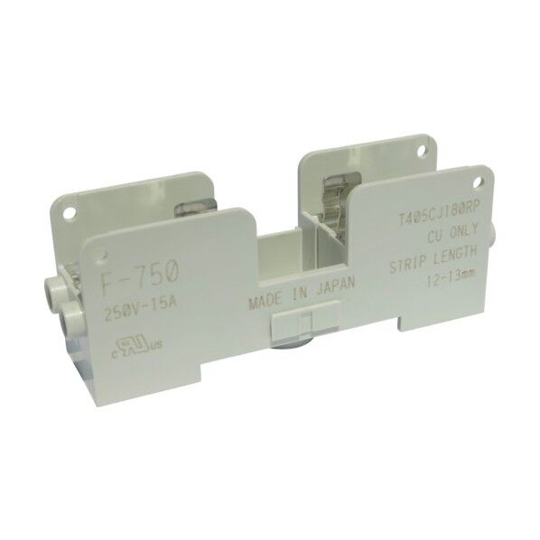 スクリューレス結線ヒューズホルダー F-750