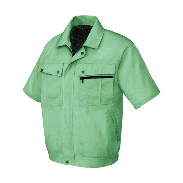 半袖ブルゾン(無地)(男女兼用)AZ5591-005アースグリーンLL 005アースグリーン LL 5591 1