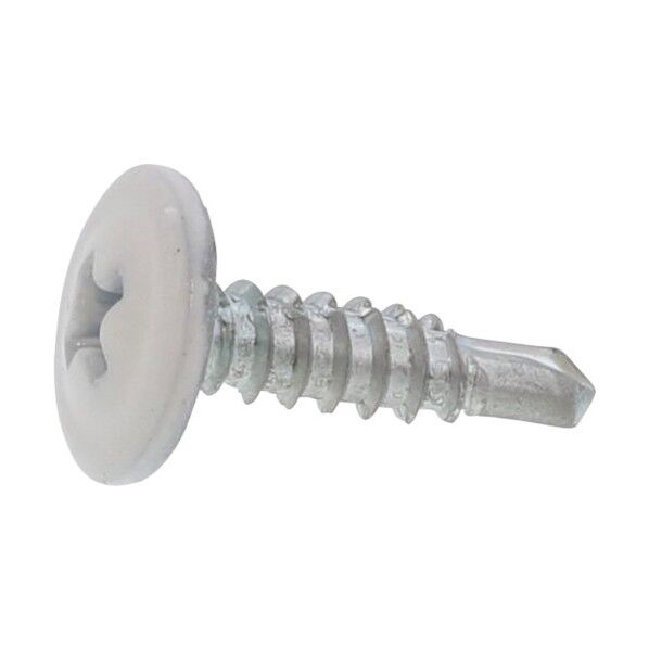 頭部ホワイト ピアスシンワッシャー